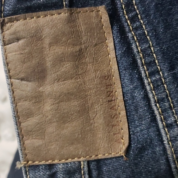 ALLSAINTS men’s Jack Tappered Jeans, In Dark Indigo button fly size 30 - Picture 4 of 9